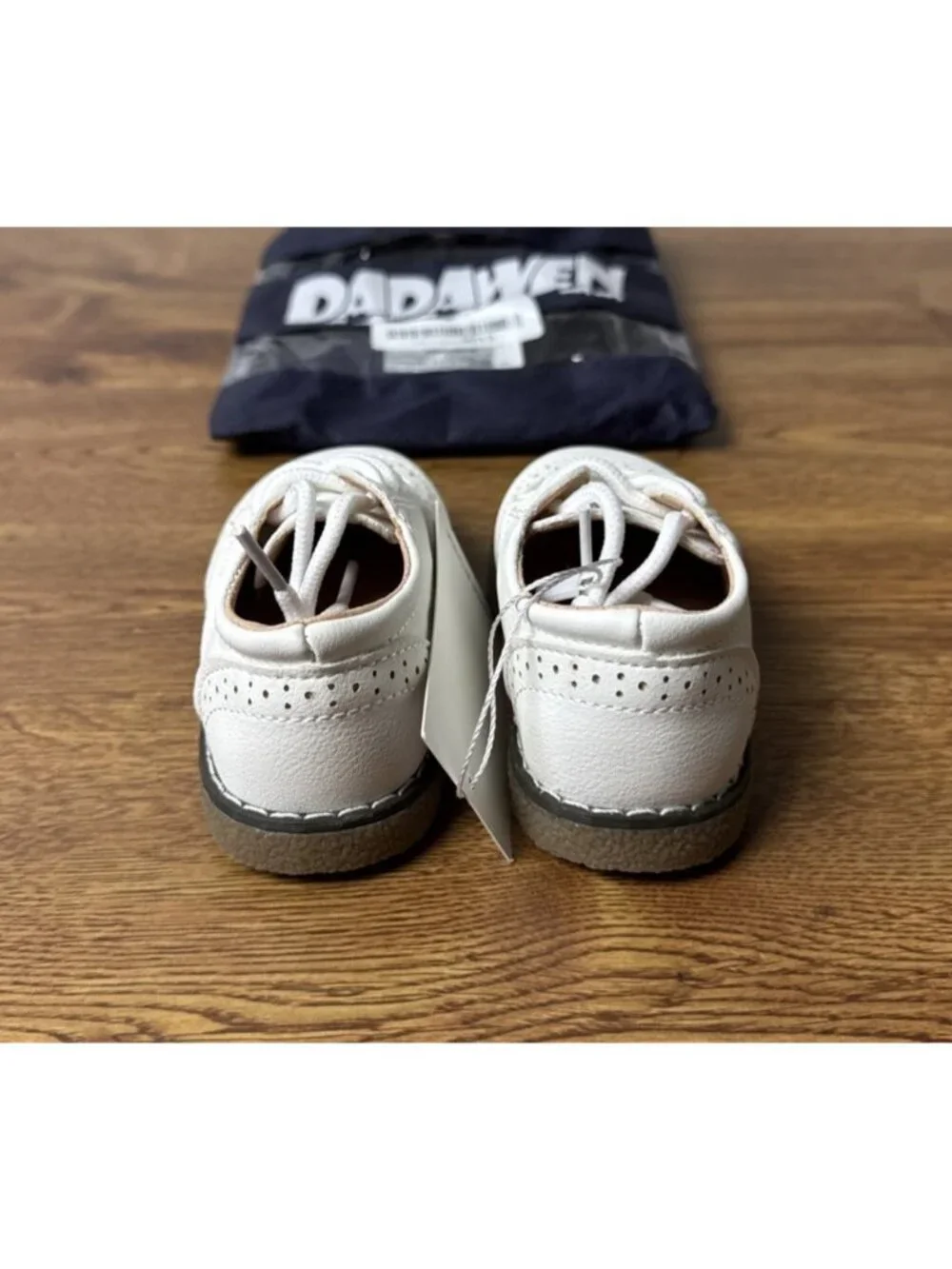 DADAWEN Toddler Boys Girls Dress Shoes Comfort Oxford Shoes Size 5 Toddler
